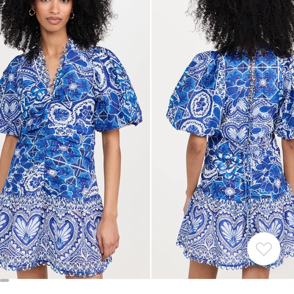 Farm Rio Tile Dream Multicolor dress